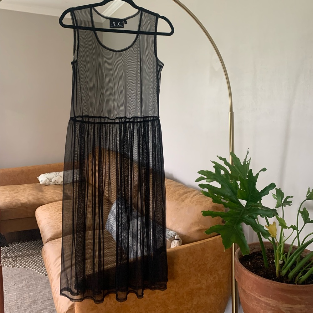 AOC sheer cover dress